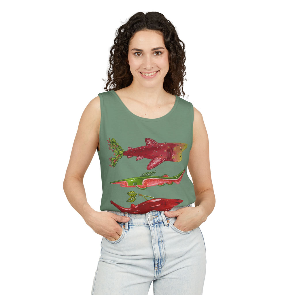 Fruit Sharks Selection 4 Unisex Tank Top