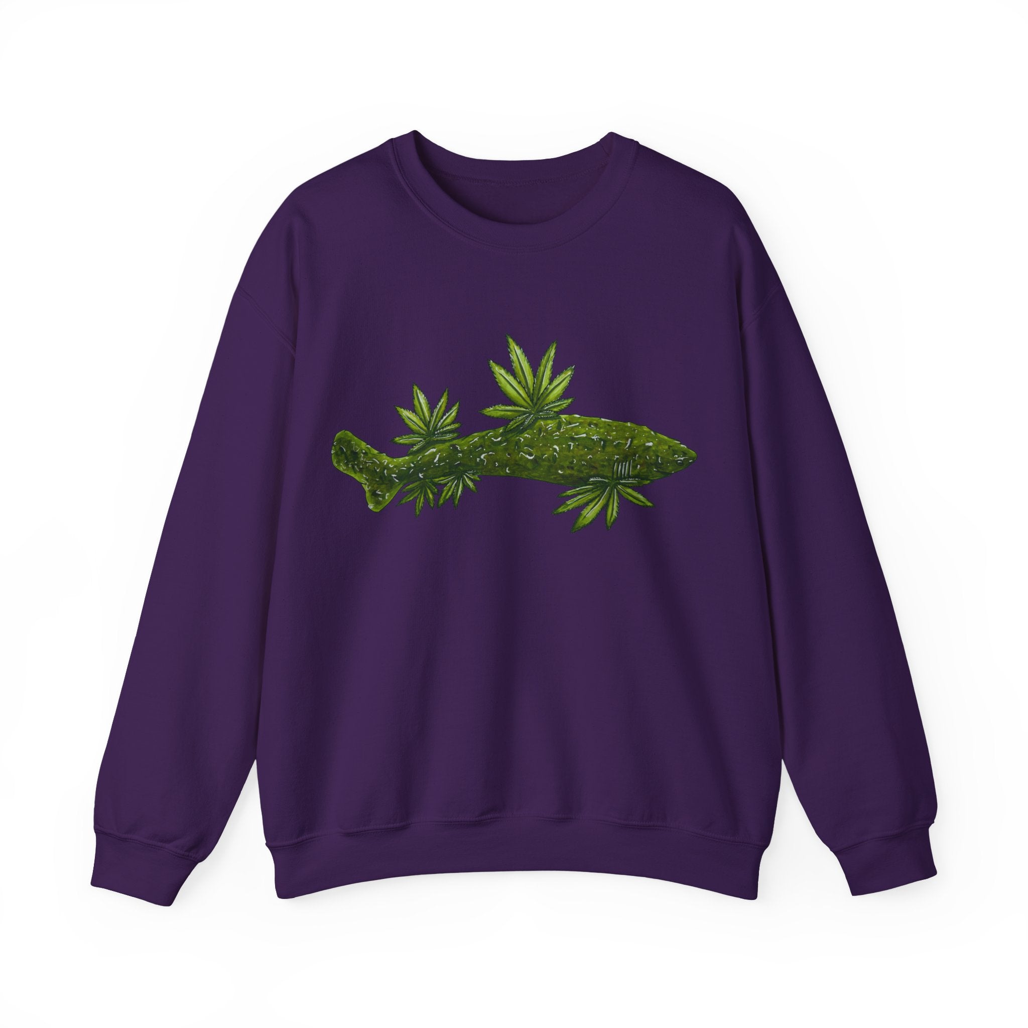 Weed Shark Unisex Crewneck Sweatshirt
