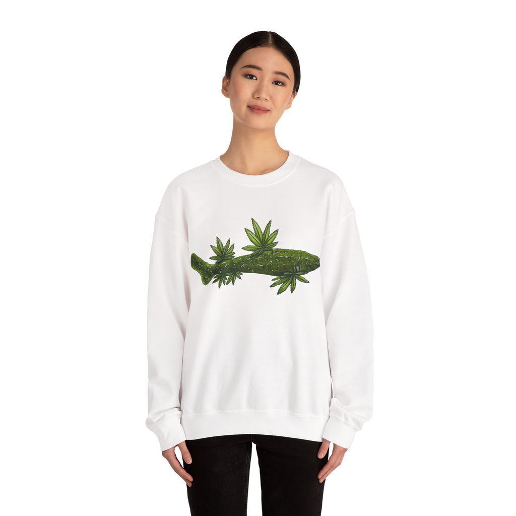 Weed Shark Unisex Crewneck Sweatshirt