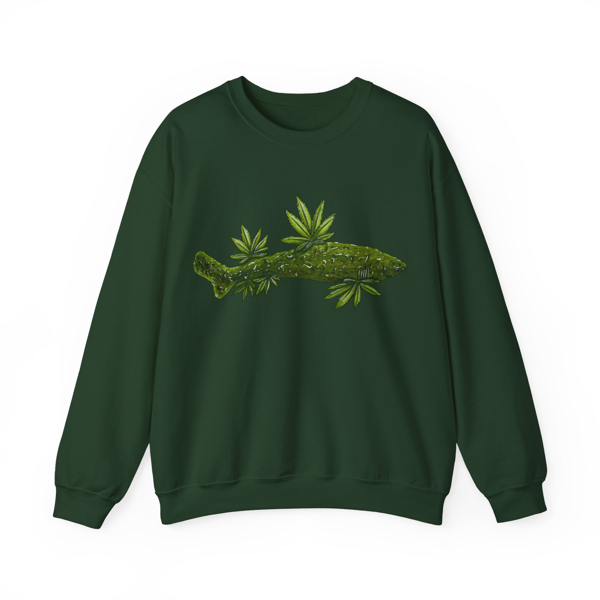 Weed Shark Unisex Crewneck Sweatshirt