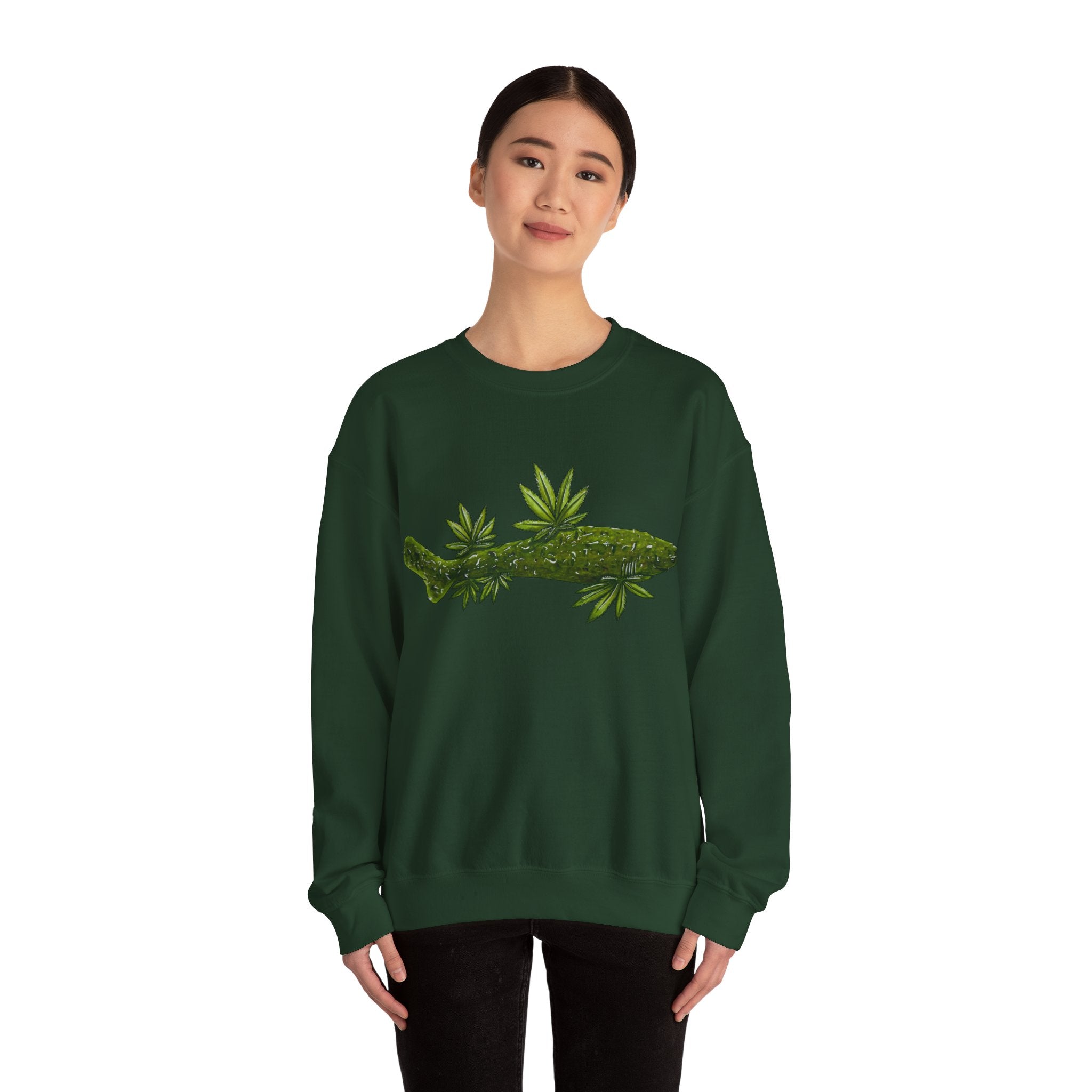 Weed Shark Unisex Crewneck Sweatshirt