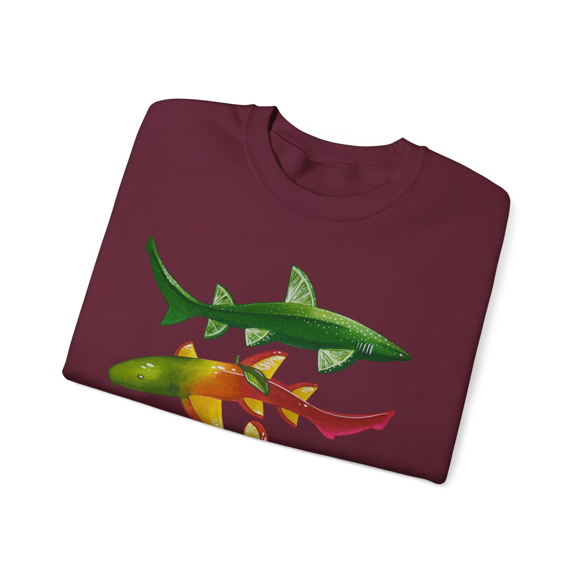 Fruit Sharks Selection 5 Unisex Crewneck Sweatshirt