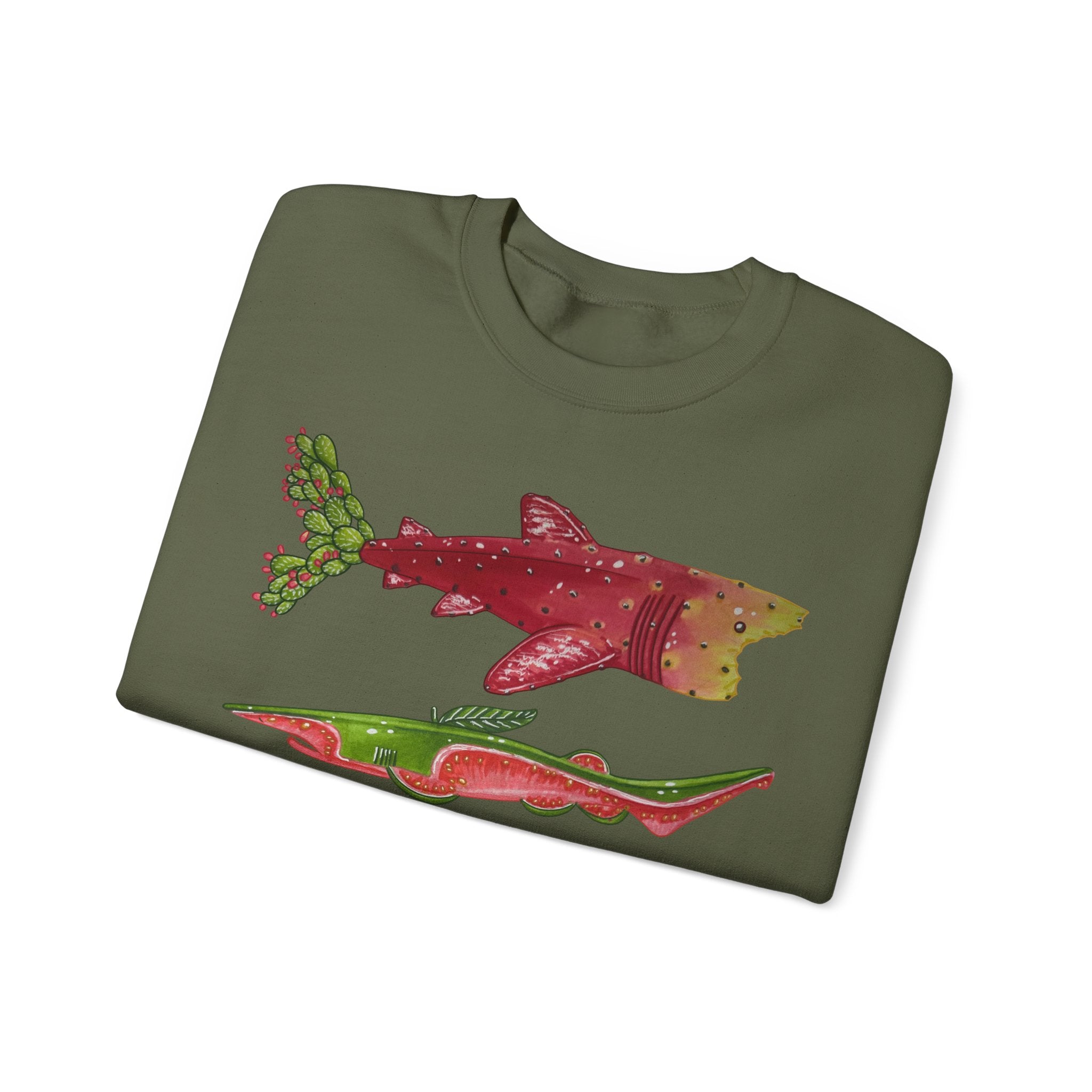 Fruit Sharks Selection 4 Unisex Crewneck Sweatshirt