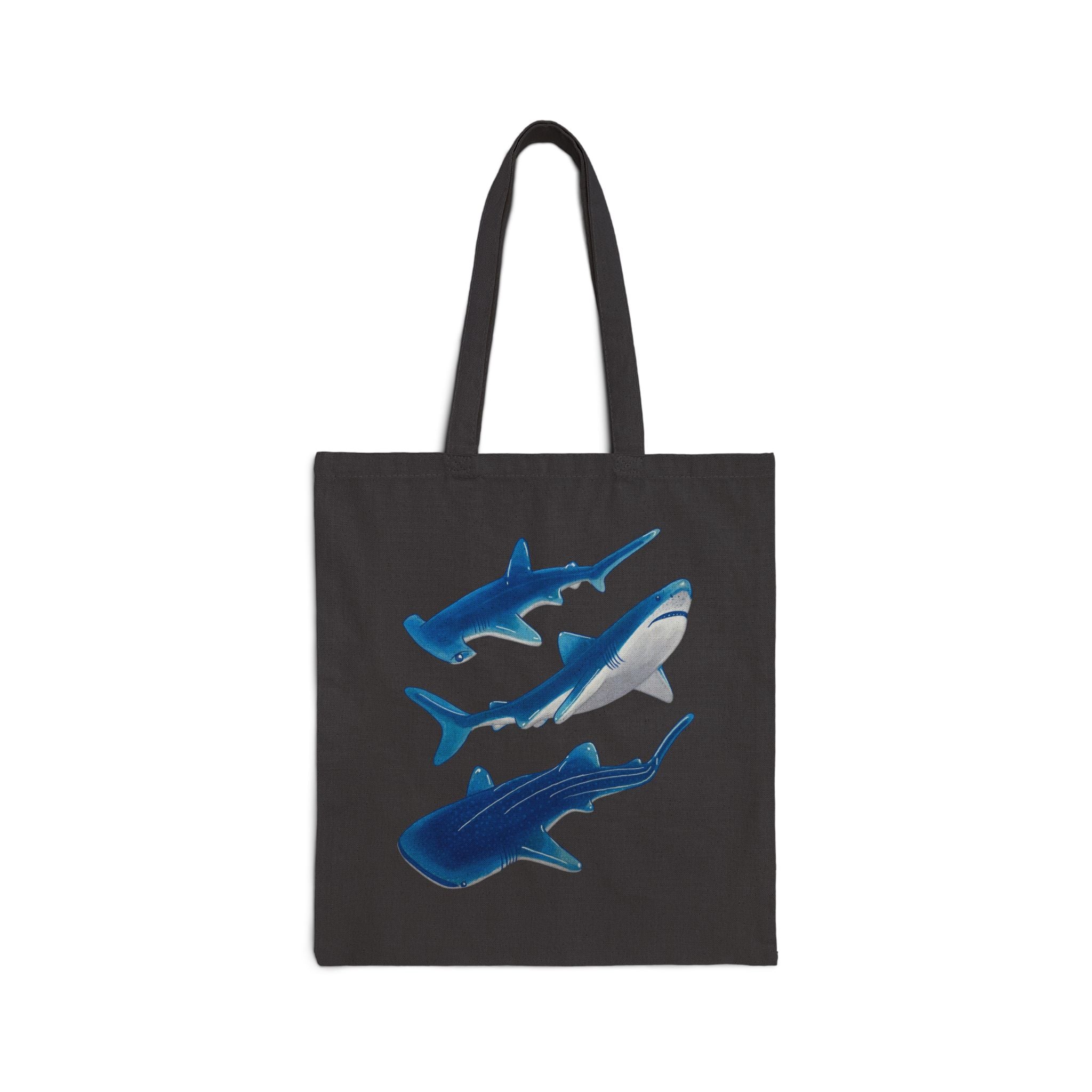 Gummy Sharks Cotton Canvas Tote Bag