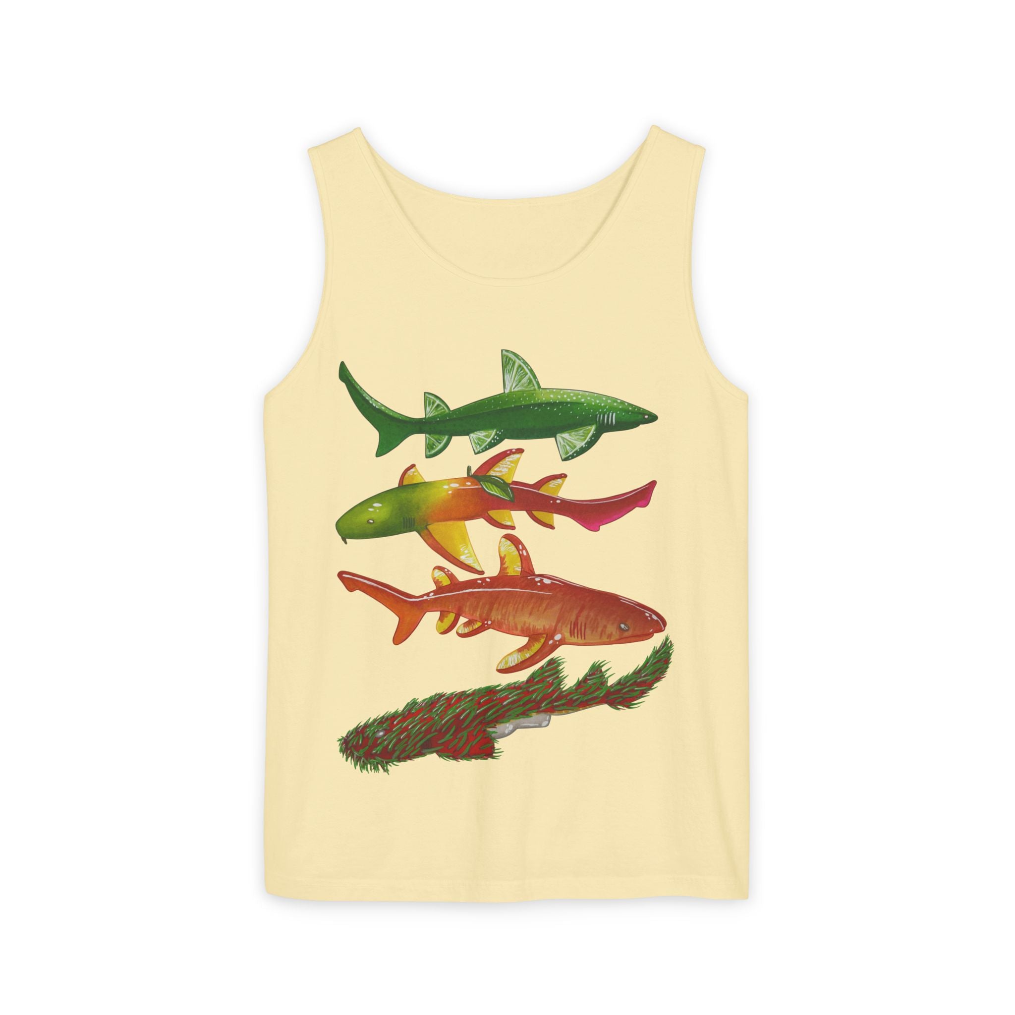Fruit Sharks Selection 5 Unisex Tank Top
