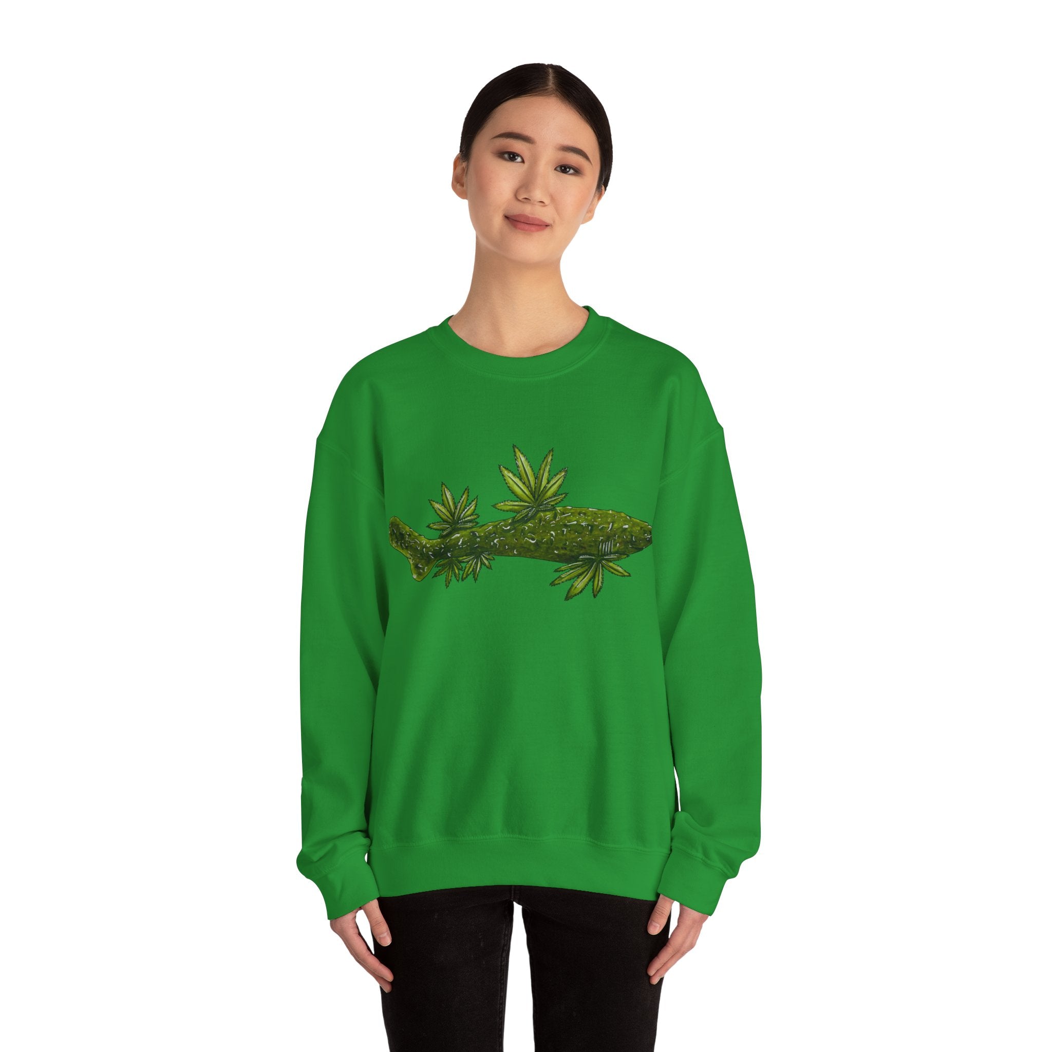 Weed Shark Unisex Crewneck Sweatshirt