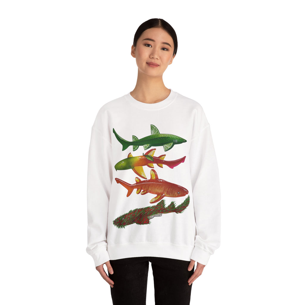Fruit Sharks Selection 5 Unisex Crewneck Sweatshirt