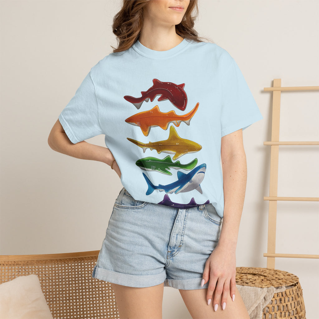 Rainbow Gummy Sharks Unisex T-shirt
