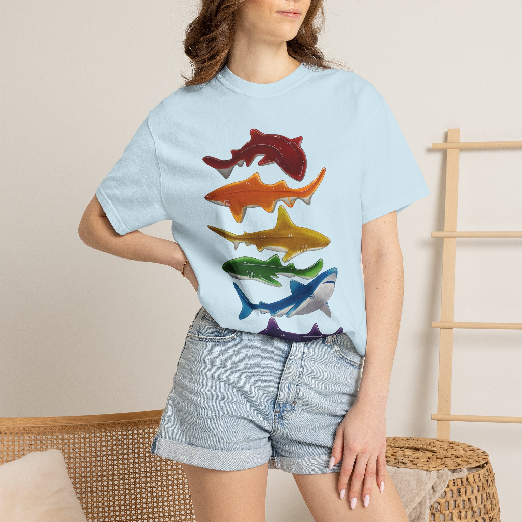 Rainbow Gummy Sharks Unisex T-shirt