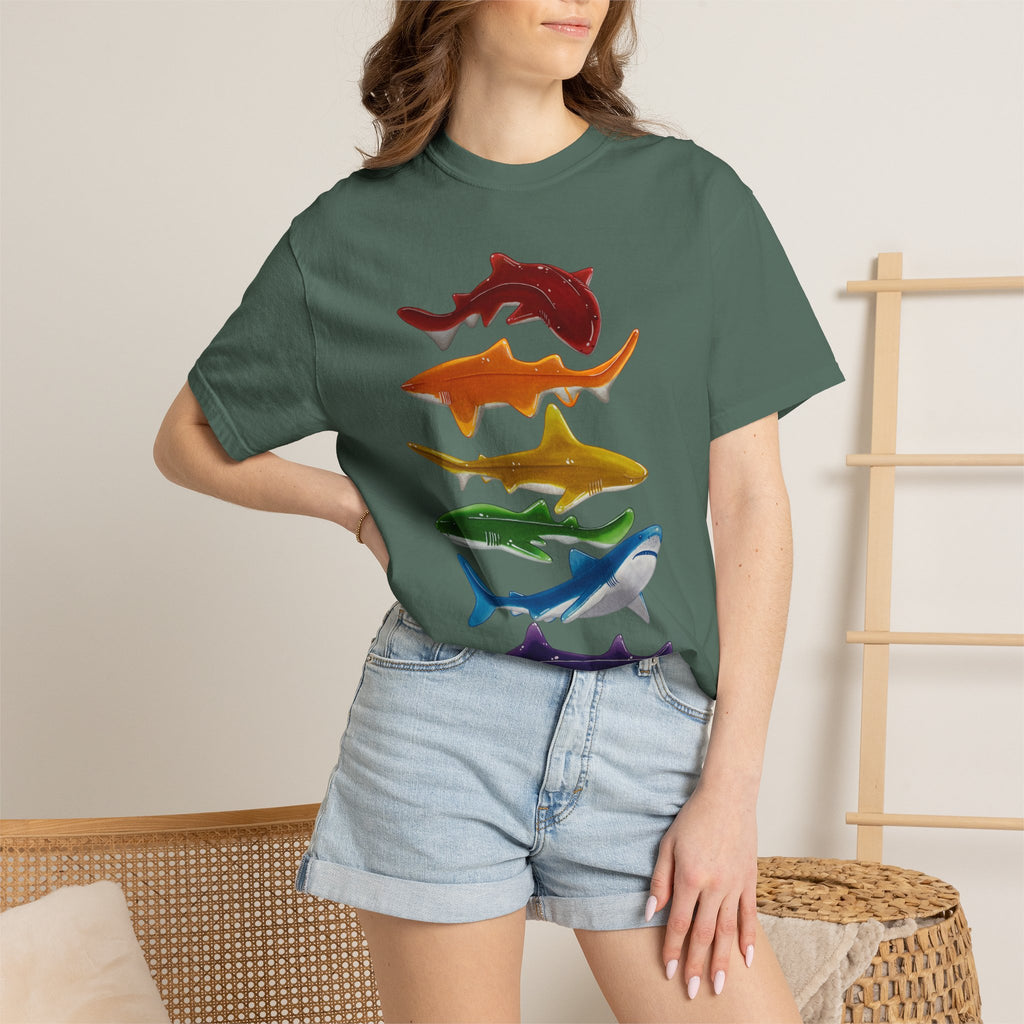 Rainbow Gummy Sharks Unisex T-shirt