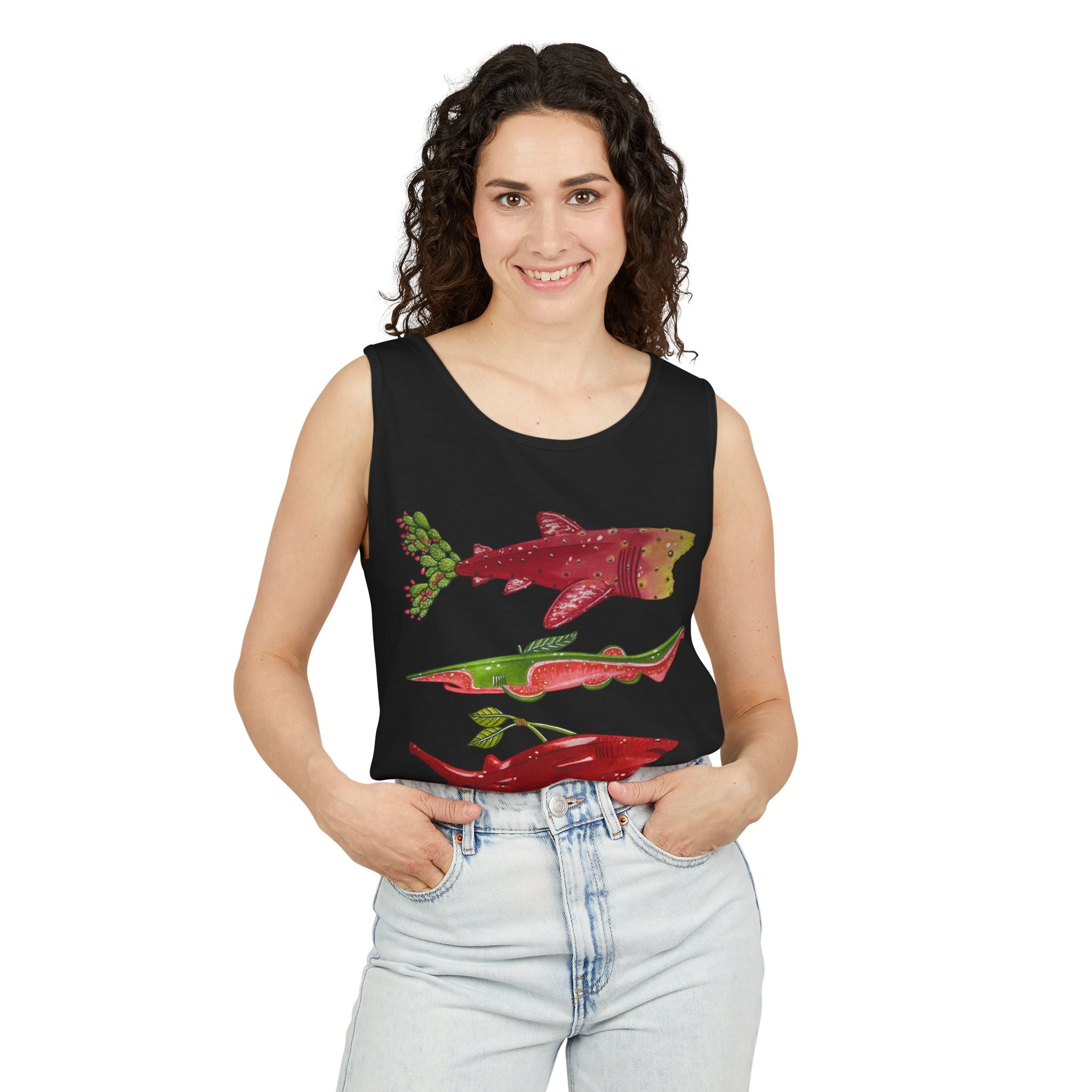 Fruit Sharks Selection 4 Unisex Tank Top