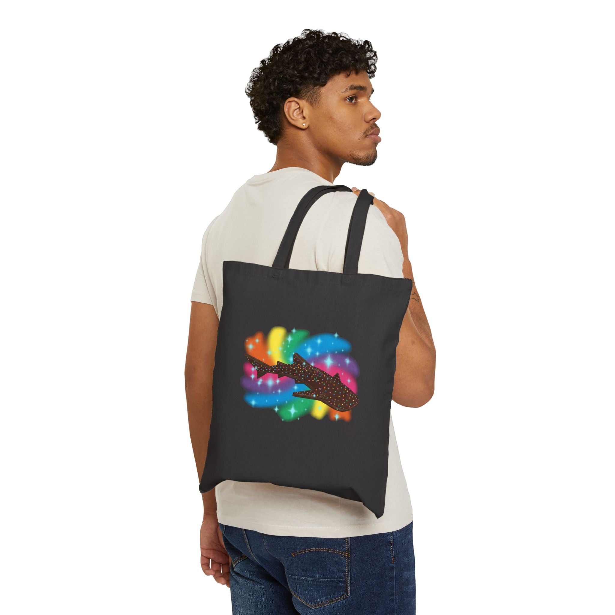 Cosmic Brownie Cotton Canvas Tote Bag