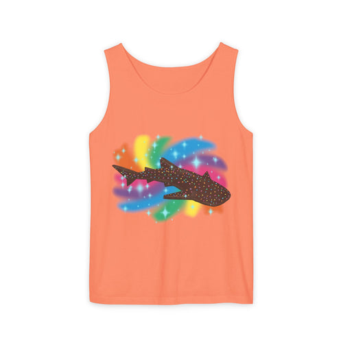 Cosmic Brownie Whale Shark Unisex Tank Top