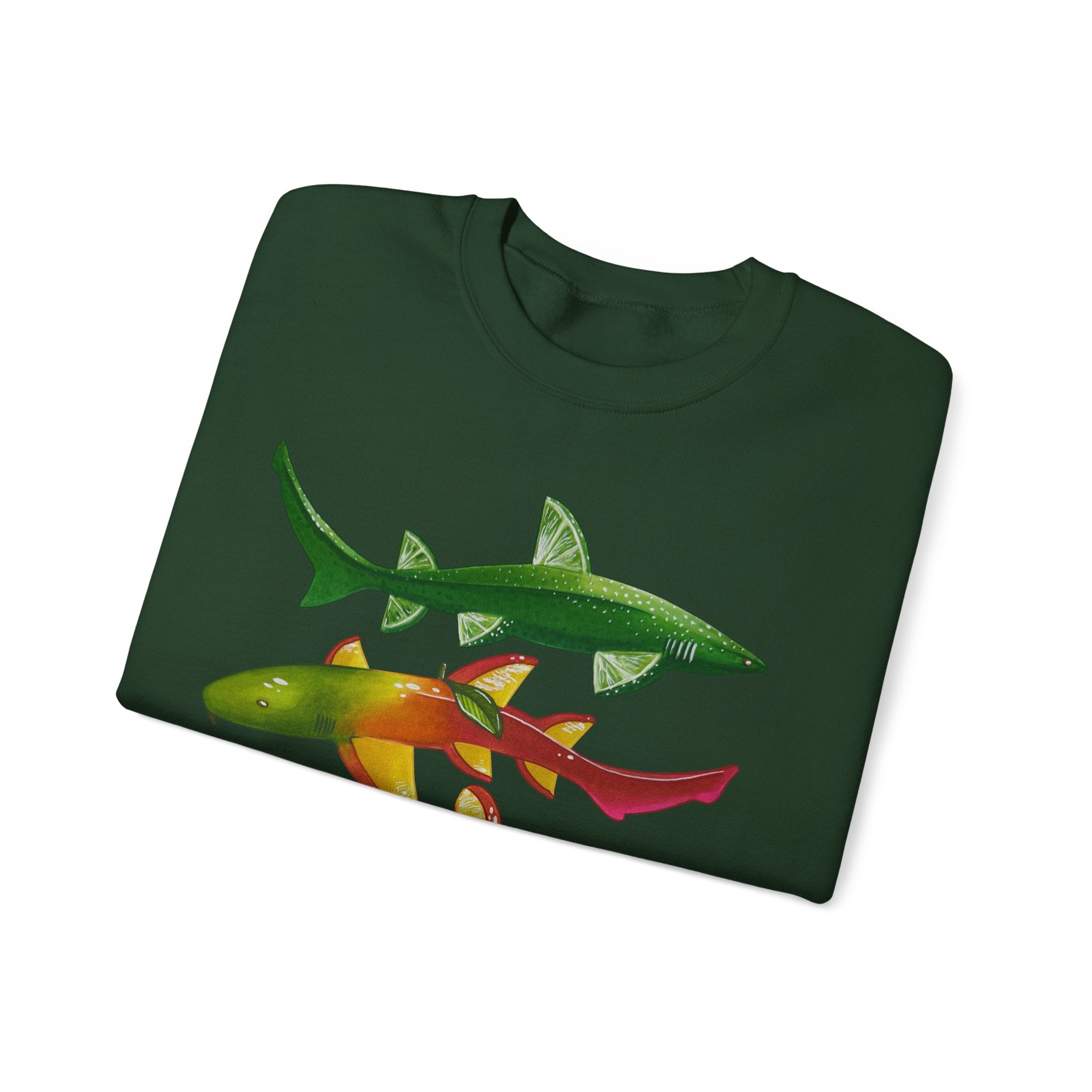 Fruit Sharks Selection 5 Unisex Crewneck Sweatshirt