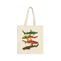 Fruit Shark Selection 5 Cotton Canvas Tote Bag
