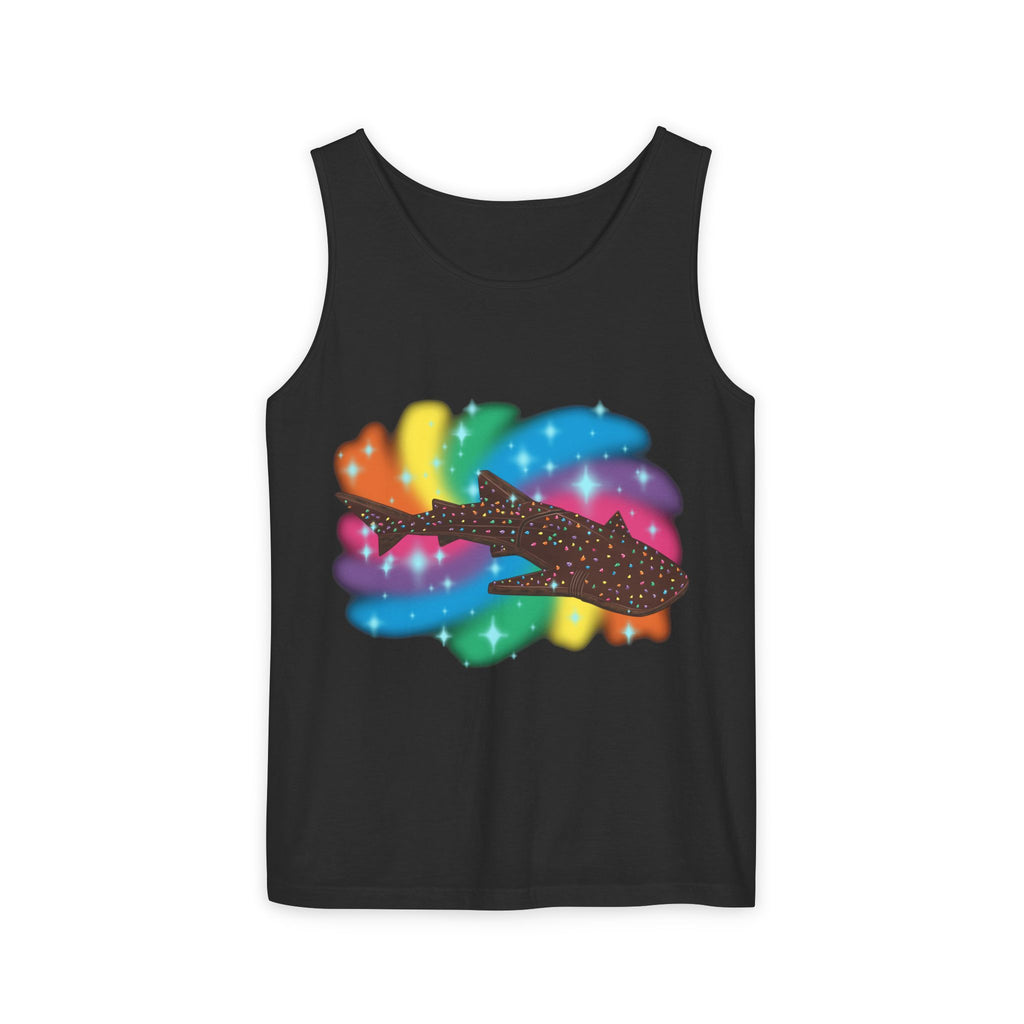 Cosmic Brownie Whale Shark Unisex Tank Top