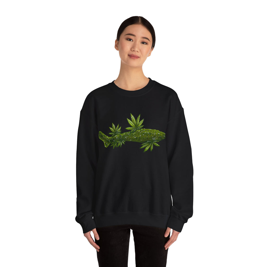 Weed Shark Unisex Crewneck Sweatshirt