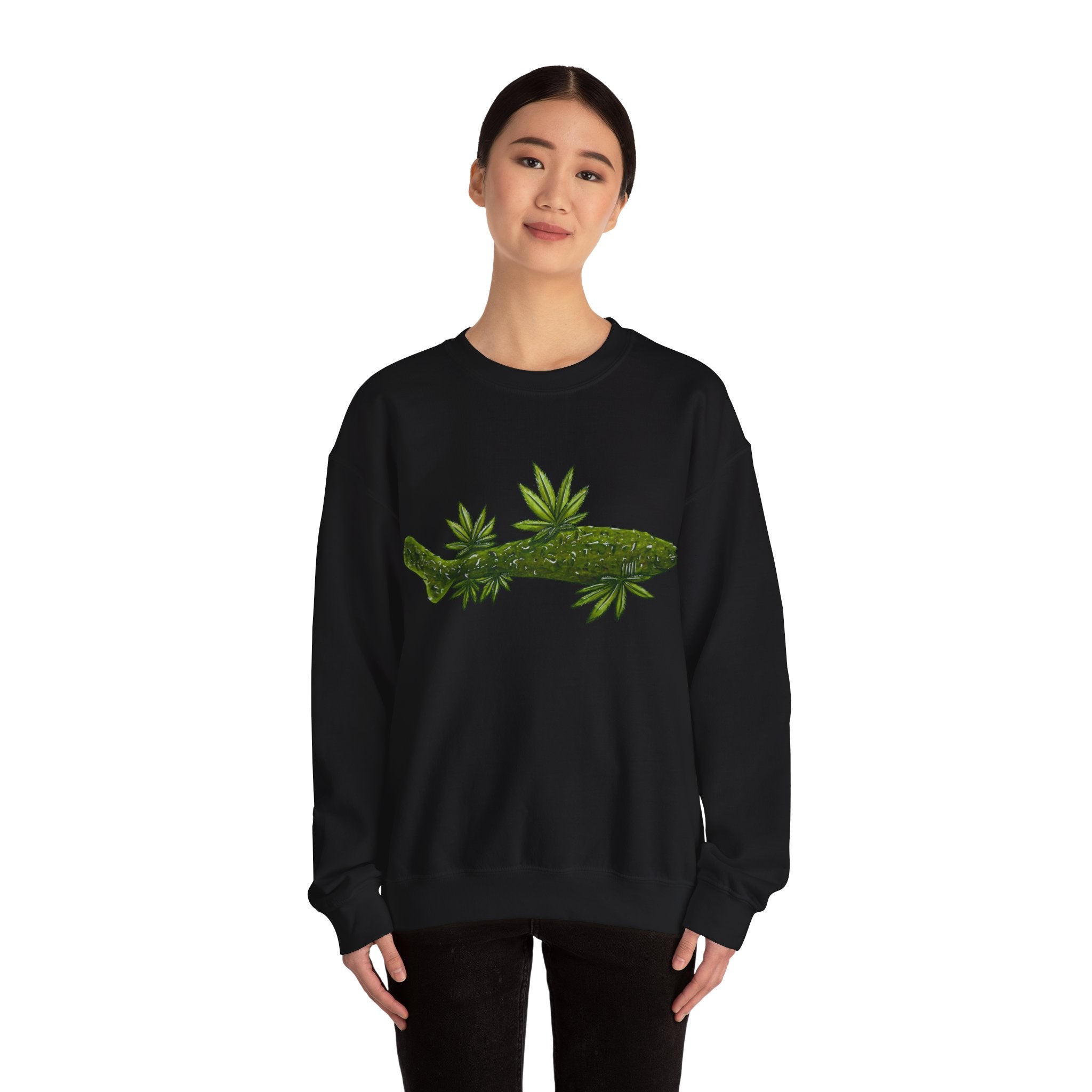 Weed Shark Unisex Crewneck Sweatshirt