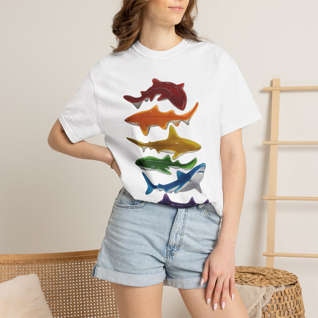 Rainbow Gummy Sharks Unisex T-shirt