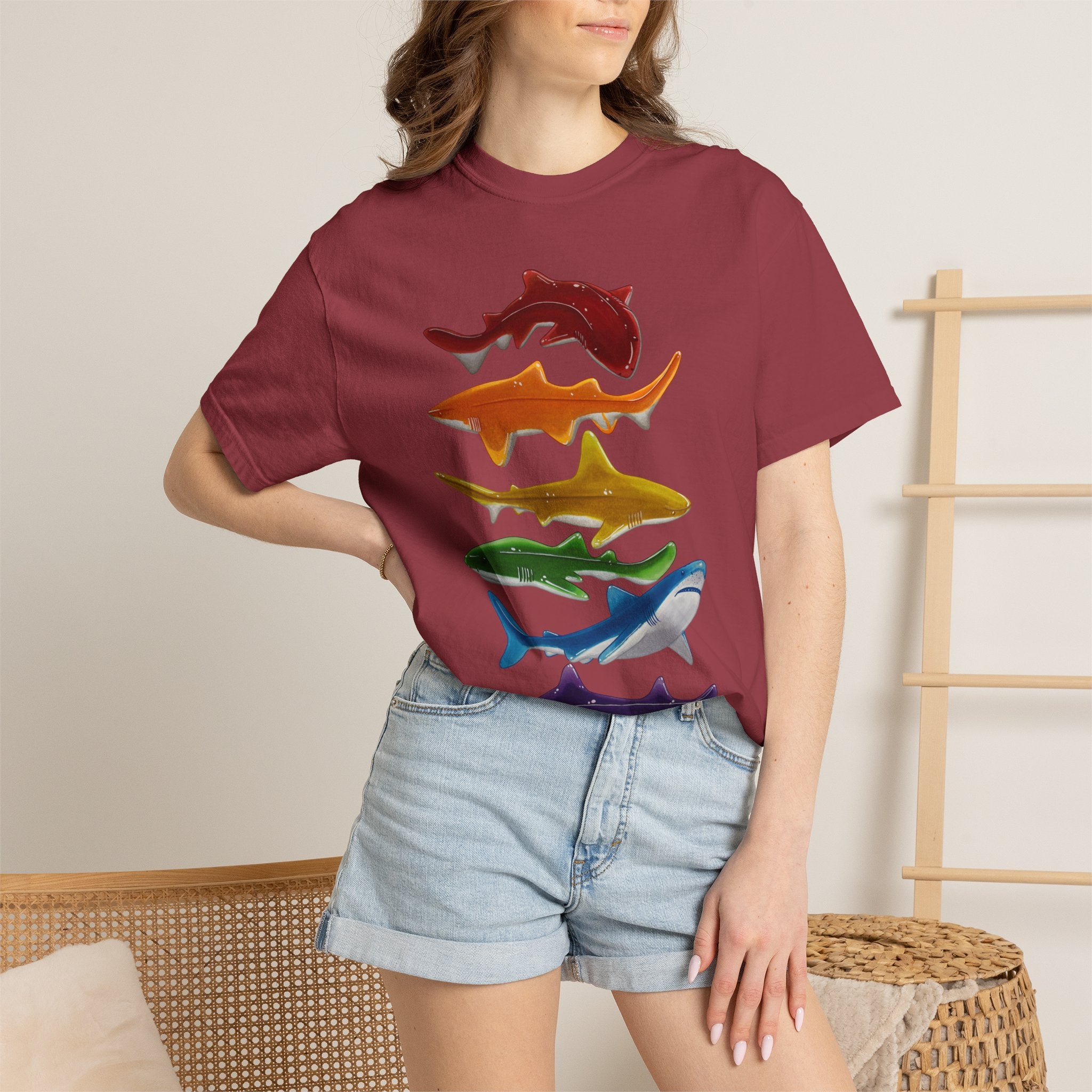 Rainbow Gummy Sharks Unisex T-shirt