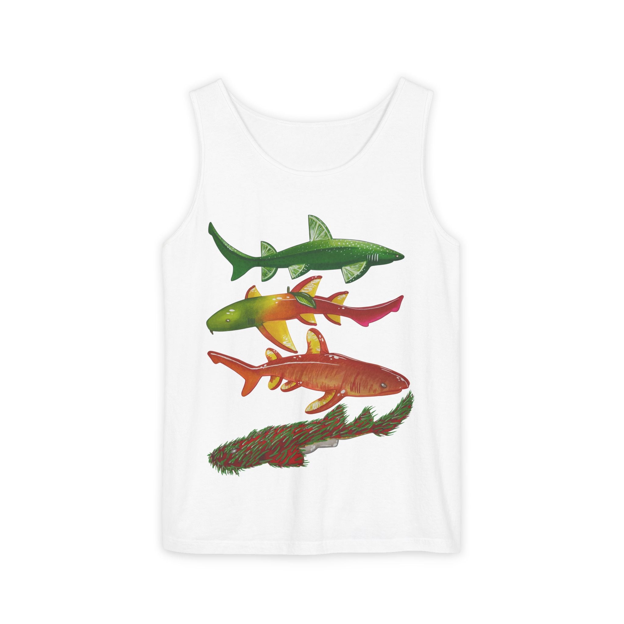 Fruit Sharks Selection 5 Unisex Tank Top