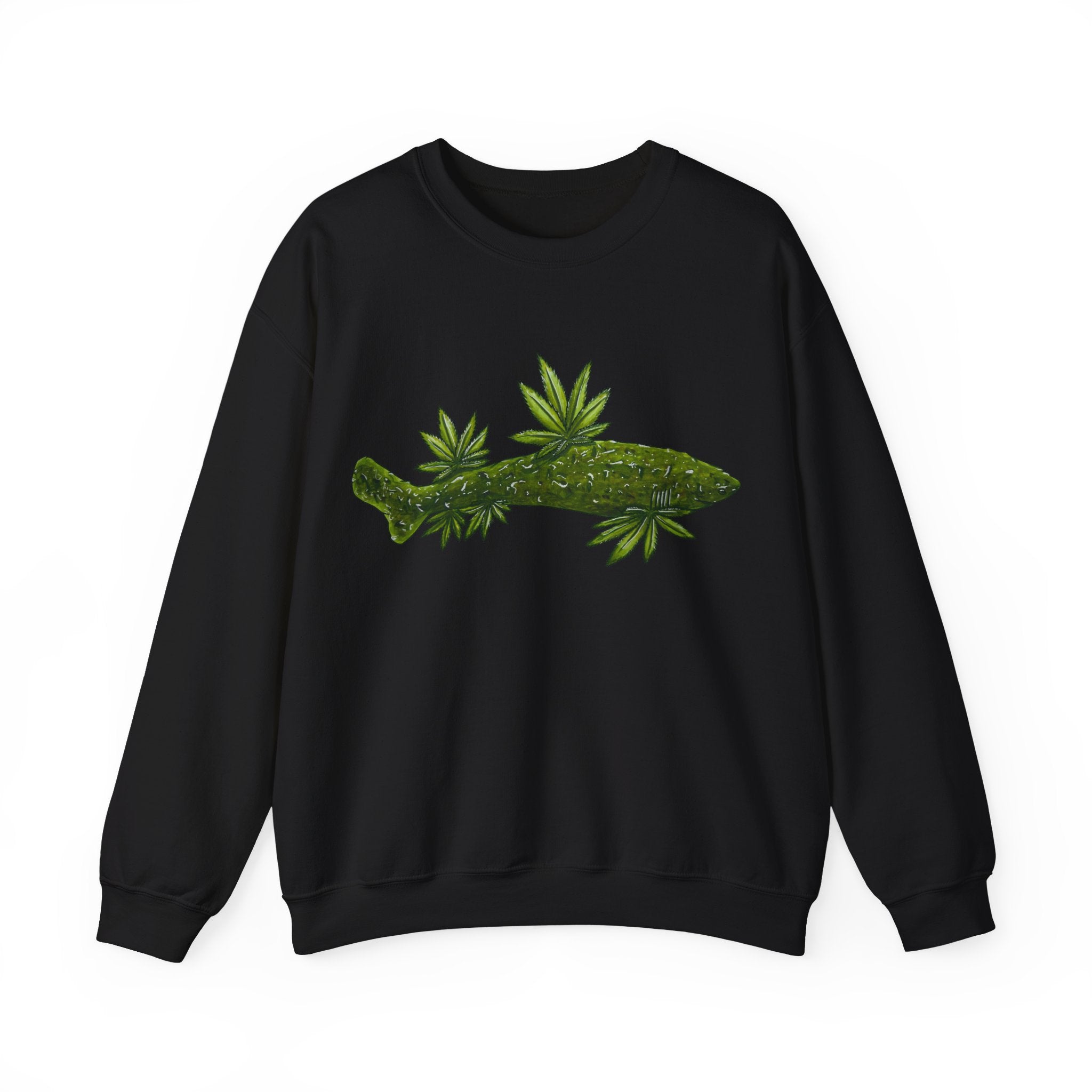 Weed Shark Unisex Crewneck Sweatshirt