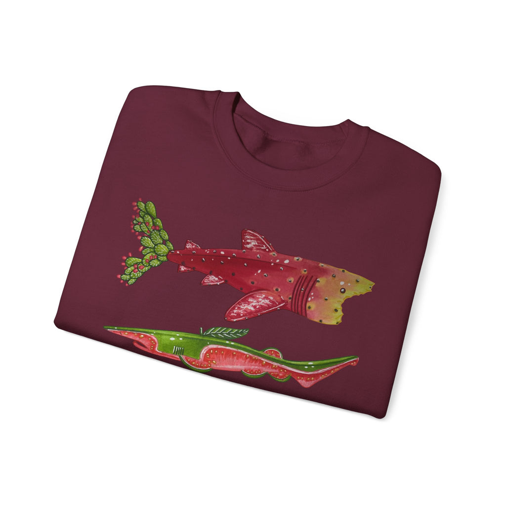 Fruit Sharks Selection 4 Unisex Crewneck Sweatshirt