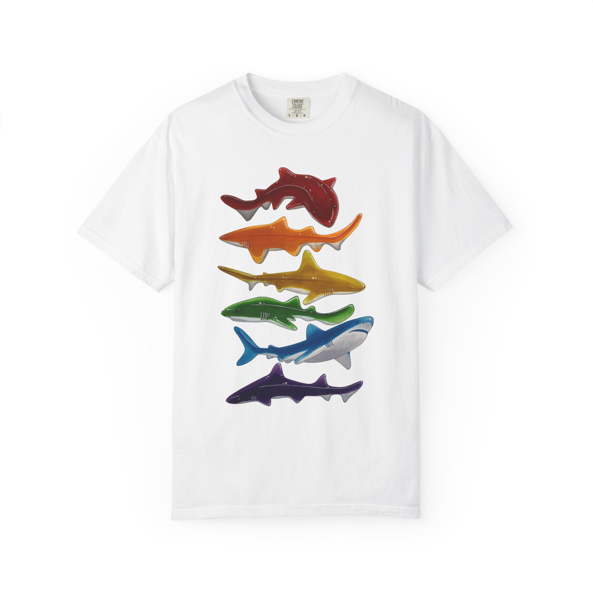 Rainbow Gummy Sharks Unisex T-shirt