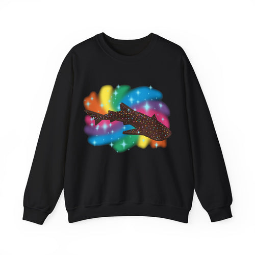 Cosmic Brownie Whale Shark Unisex Crewneck Sweatshirt
