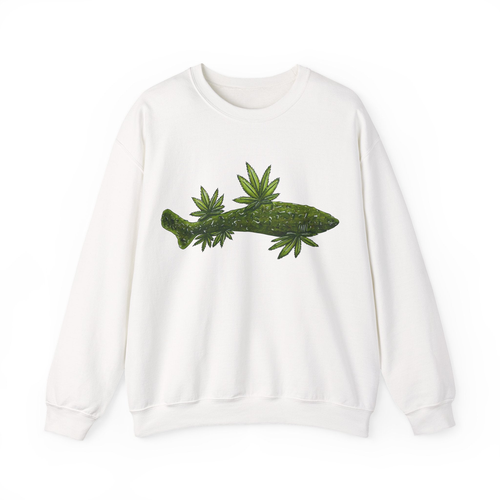 Weed Shark Unisex Crewneck Sweatshirt