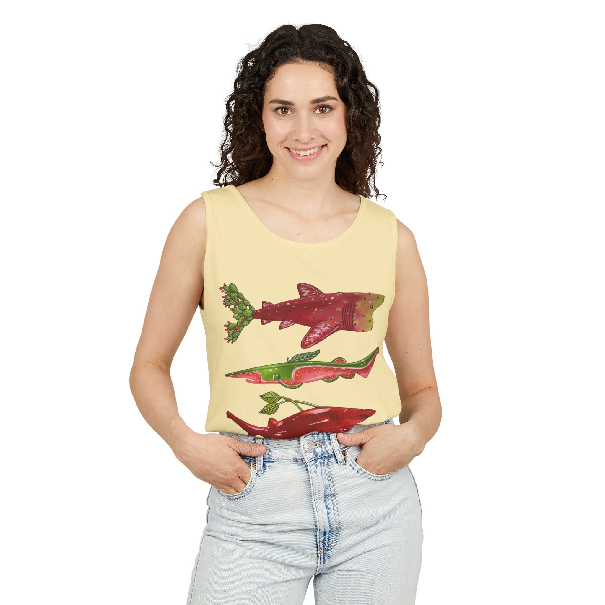 Fruit Sharks Selection 4 Unisex Tank Top