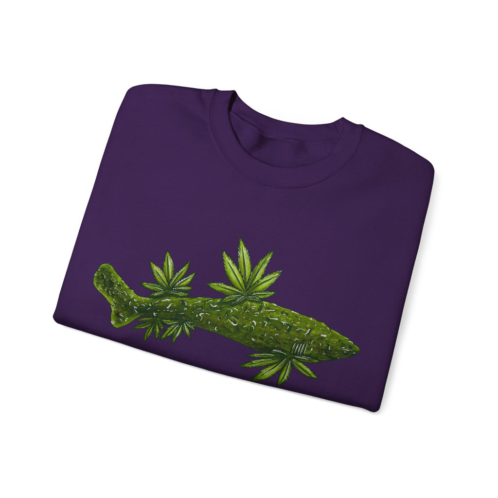 Weed Shark Unisex Crewneck Sweatshirt