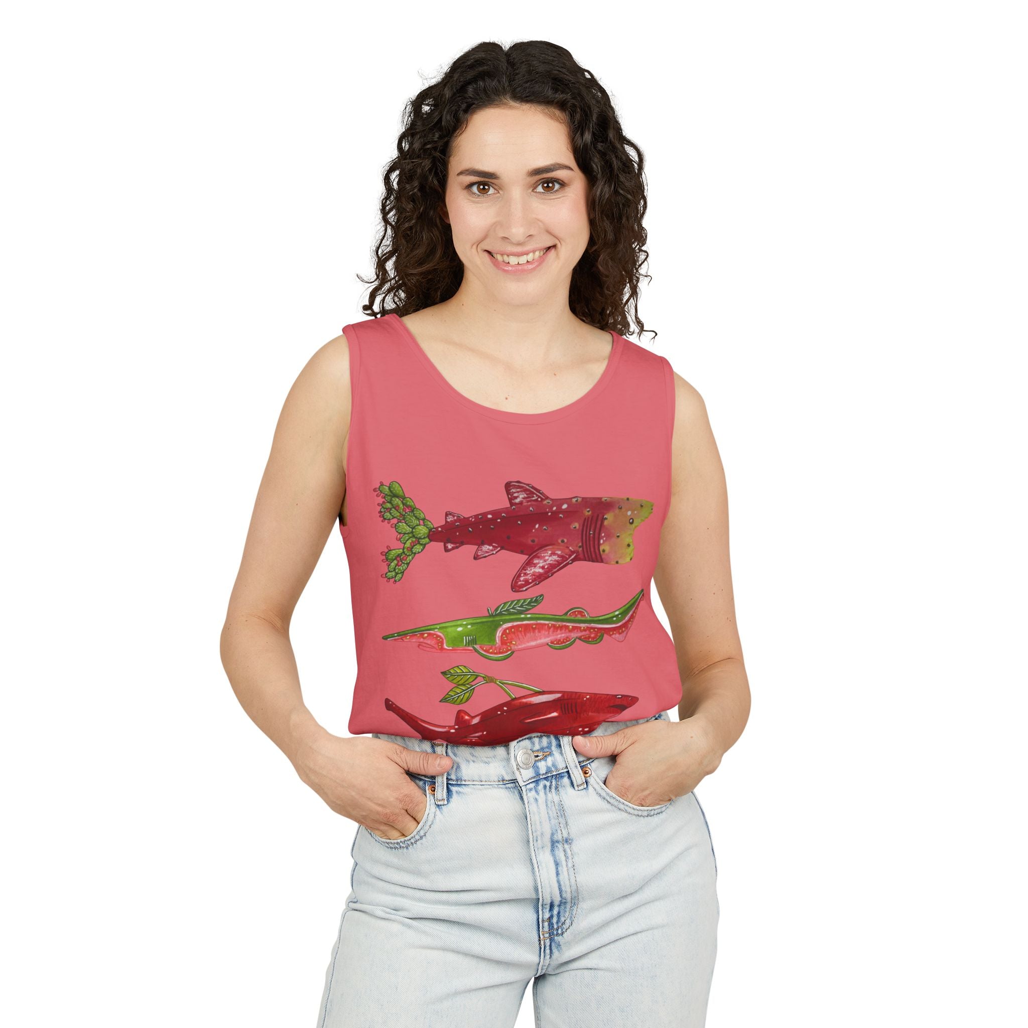 Fruit Sharks Selection 4 Unisex Tank Top