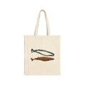 Cookie Cutter Sharks Cotton Canvas Tote Bag