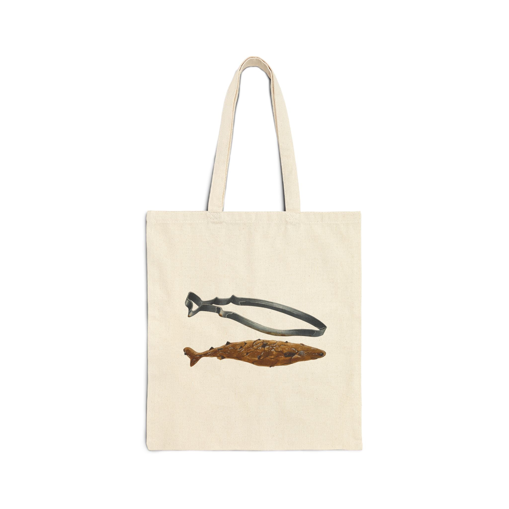 Cookie Cutter Sharks Cotton Canvas Tote Bag