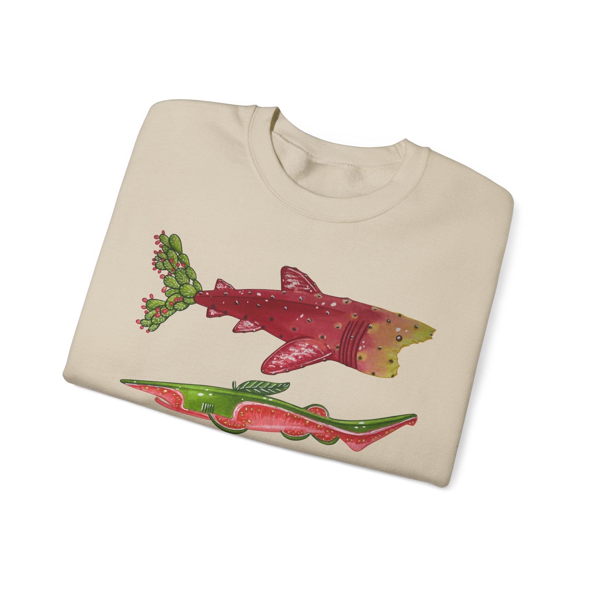 Fruit Sharks Selection 4 Unisex Crewneck Sweatshirt
