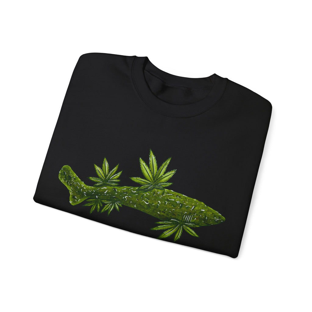 Weed Shark Unisex Crewneck Sweatshirt
