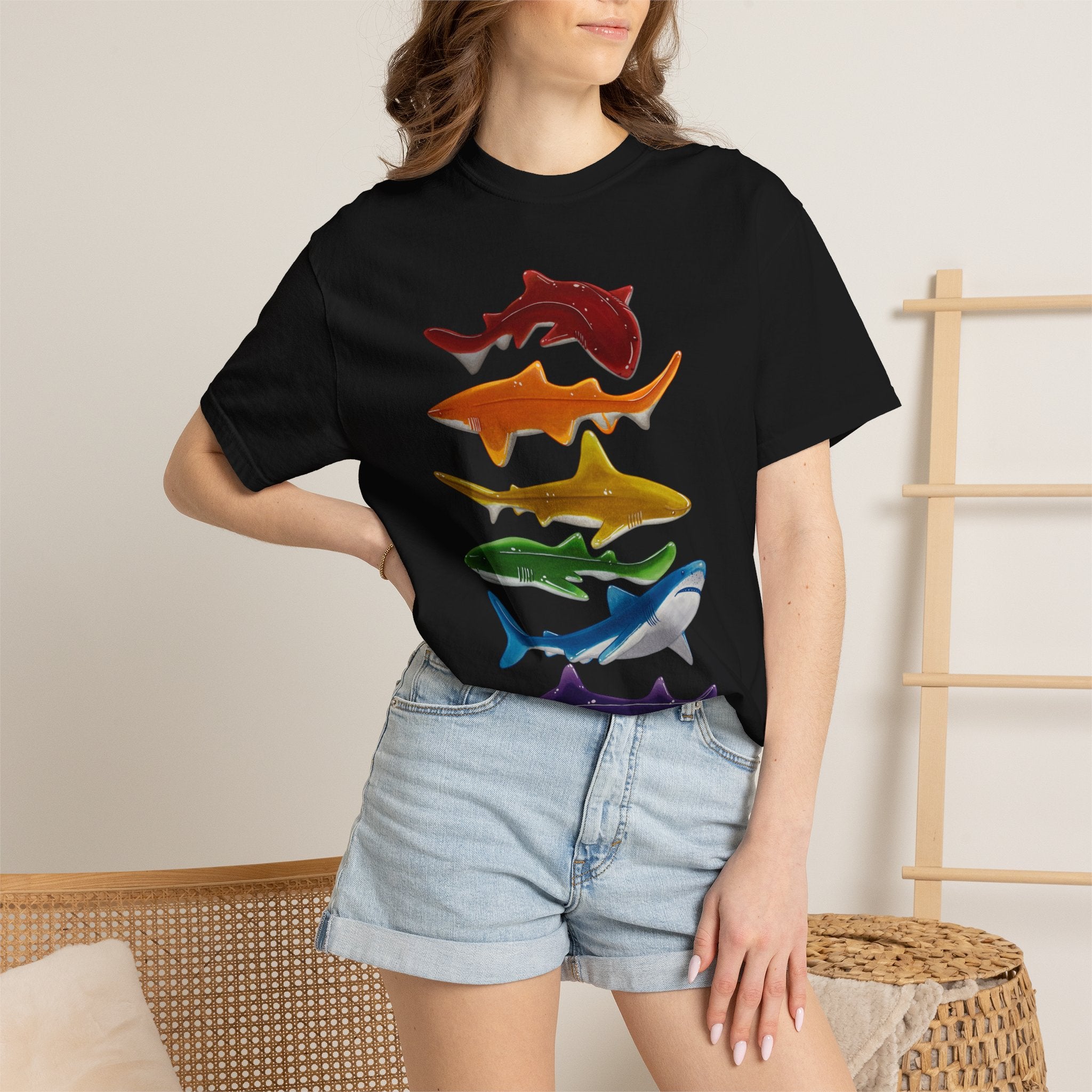 Rainbow Gummy Sharks Unisex T-shirt
