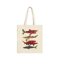 Fruit Sharks Selection 4 Cotton Canvas Tote Bag