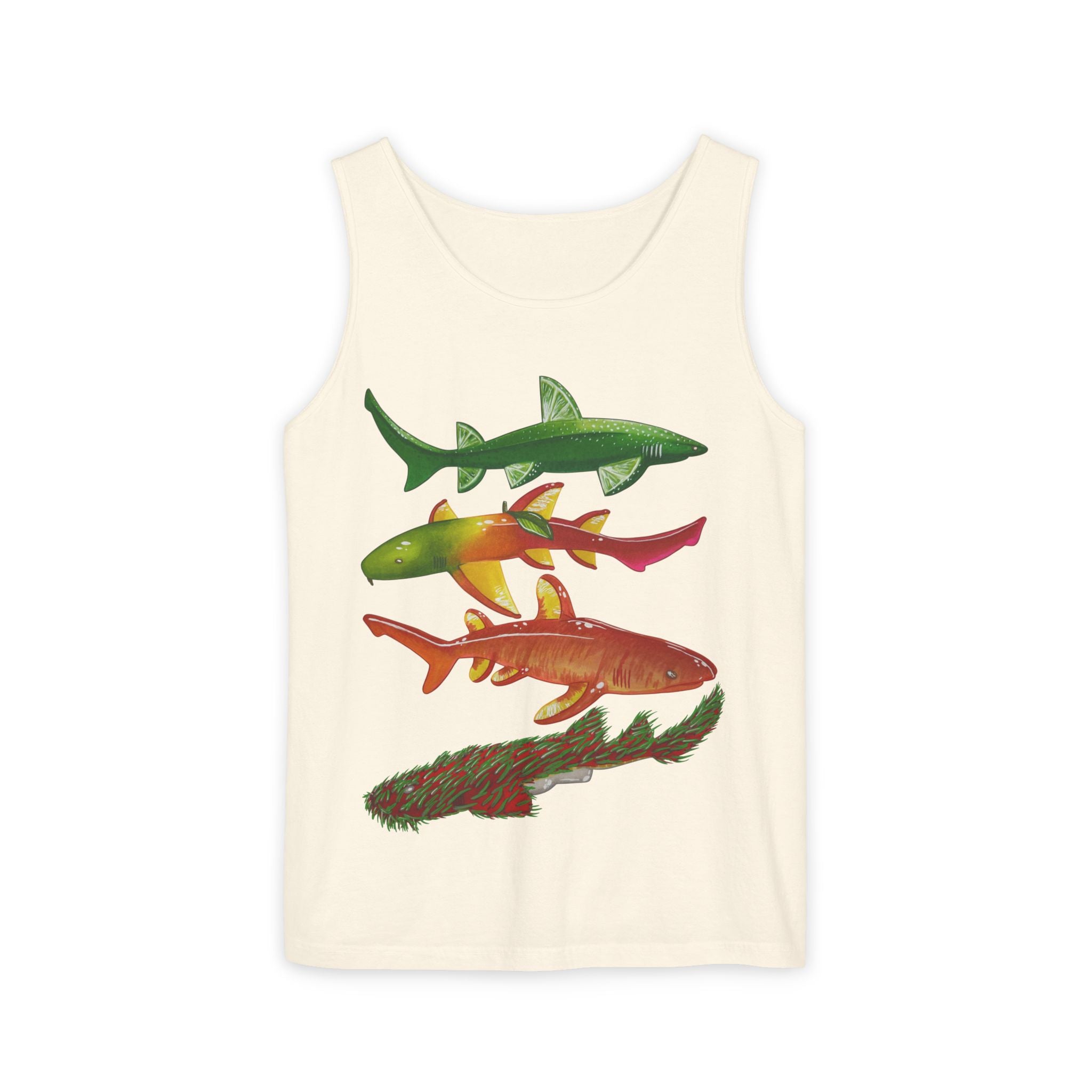 Fruit Sharks Selection 5 Unisex Tank Top