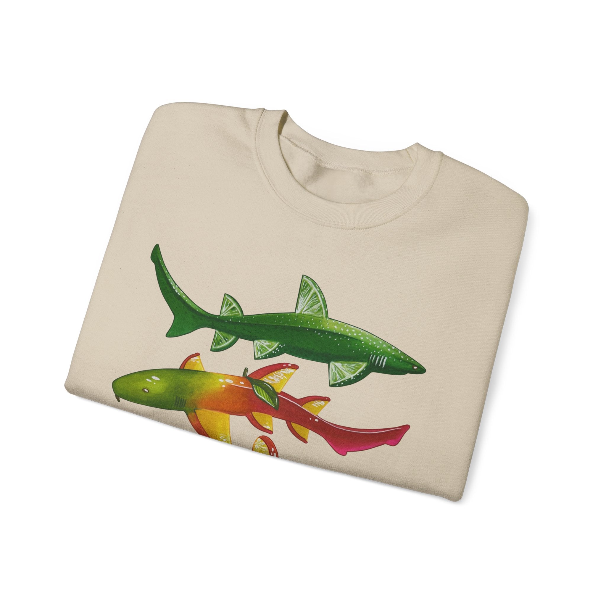 Fruit Sharks Selection 5 Unisex Crewneck Sweatshirt