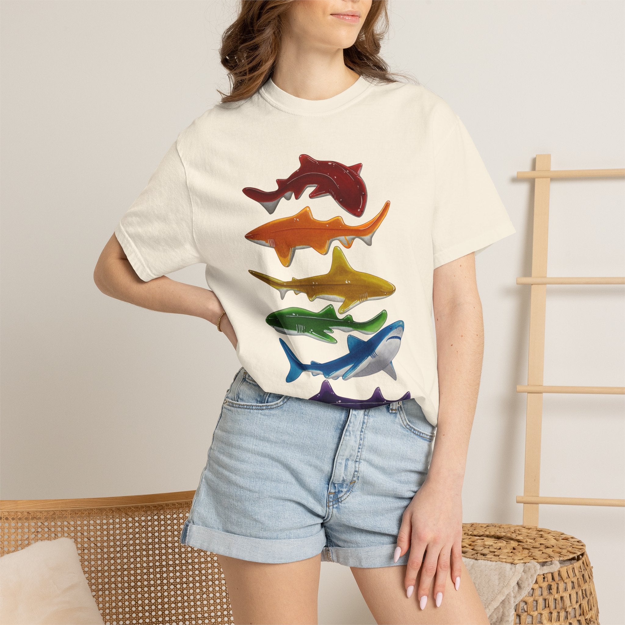 Rainbow Gummy Sharks Unisex T-shirt