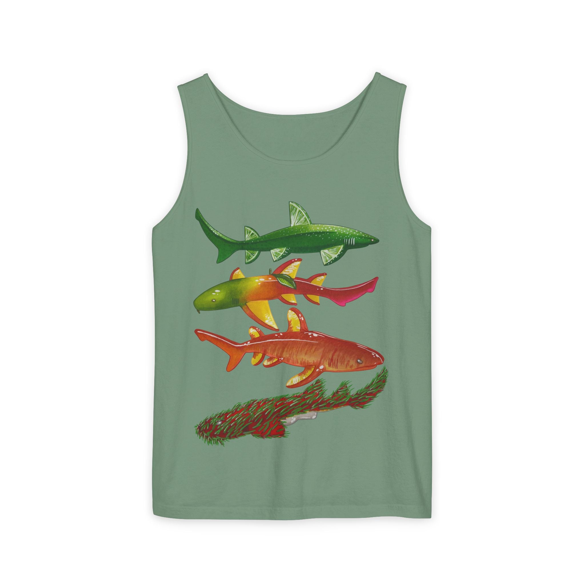 Fruit Sharks Selection 5 Unisex Tank Top
