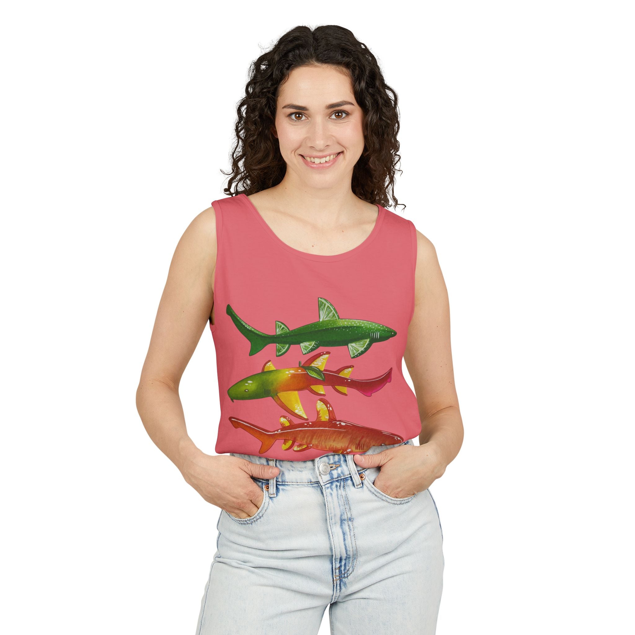 Fruit Sharks Selection 5 Unisex Tank Top